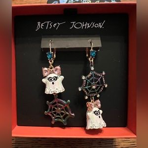 Betsy Johnson Ghost Earrings